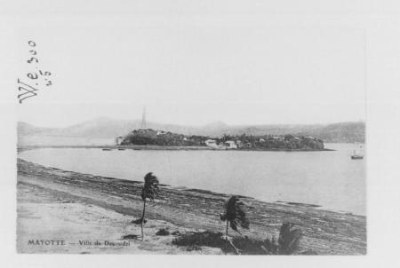 Dzaoudzi, la ROCHER VERS 1928