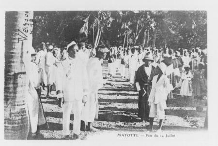 Mayotte fête nationale à Dzaoudzi, 14 juillet 1920